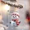 Cross Border New Cute Cartoon Christmas Snowman Car Hanging Home Christmas Tree Ornament Pendant Christmas Decoration