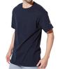 Champion Authentic Basic Short Solid Navy T-Shirt, Men's, Sleeve, Cotton, Color, XXL,
