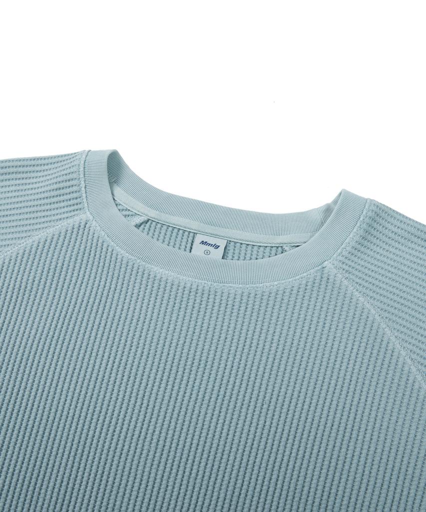 MMLG Dyed Waffle Lsv-T (Sky Blue)