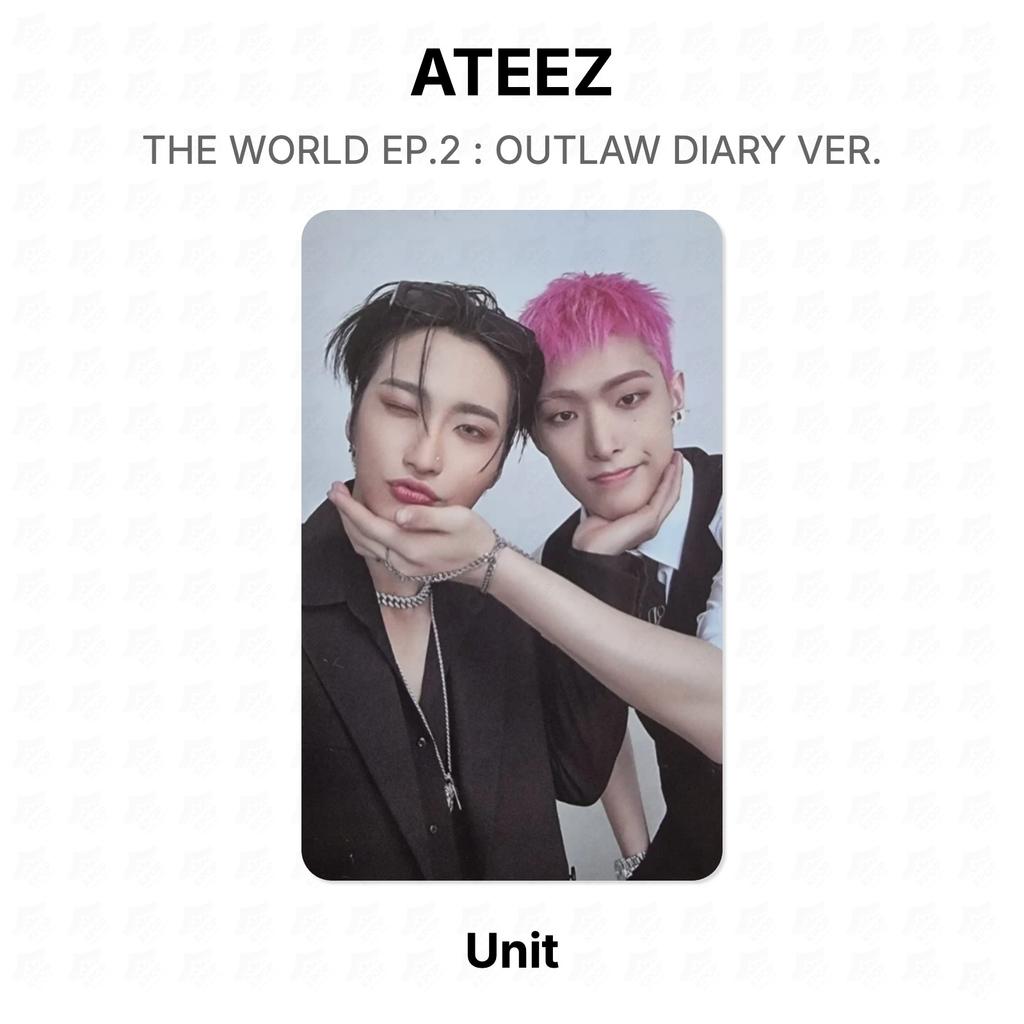 ATEEZ THE WORLD EP.2 : OUTLAW DIARY VER. Official Photocard