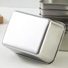 Stainless Steel Food Storage Container with Lid Airtight Lunch Box for Meal Prep Freezer Leak-Proof Stackable Lunchbox for Home Camping Kitchen