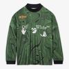 X Allover Print Jersey Kelly Green FQ0998-389