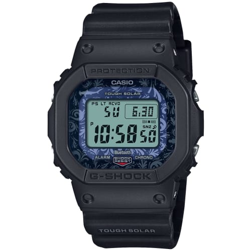 

Часы Casio G-Shock, модель-коллаборация с Фондом Чарльза Дарвина, Bluetooth, биомассовый пластик, GW-B5600CD-1A2JR, мужские, черные