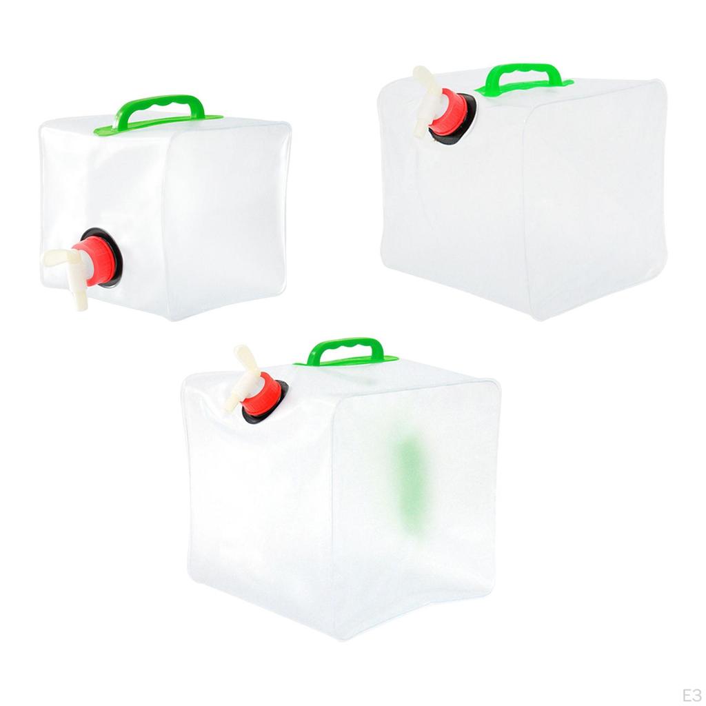 Collapsible Water Container Bag Bottle Carrier Equipment Bucket Tank Storage