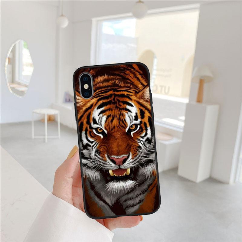 IX1 Animal Tiger Lion Phone Case for Samsung A56 A26 A36 A8 A9 A02 A02S A03S A10 10S A20 A20S A30 A30S A40S A50 A50S A70