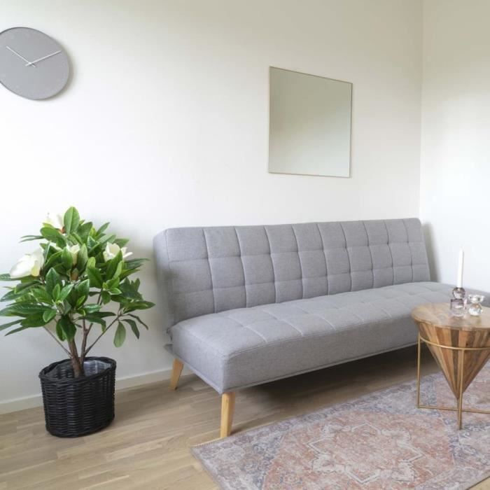 House Nordic Daisy Square Mirror Brass