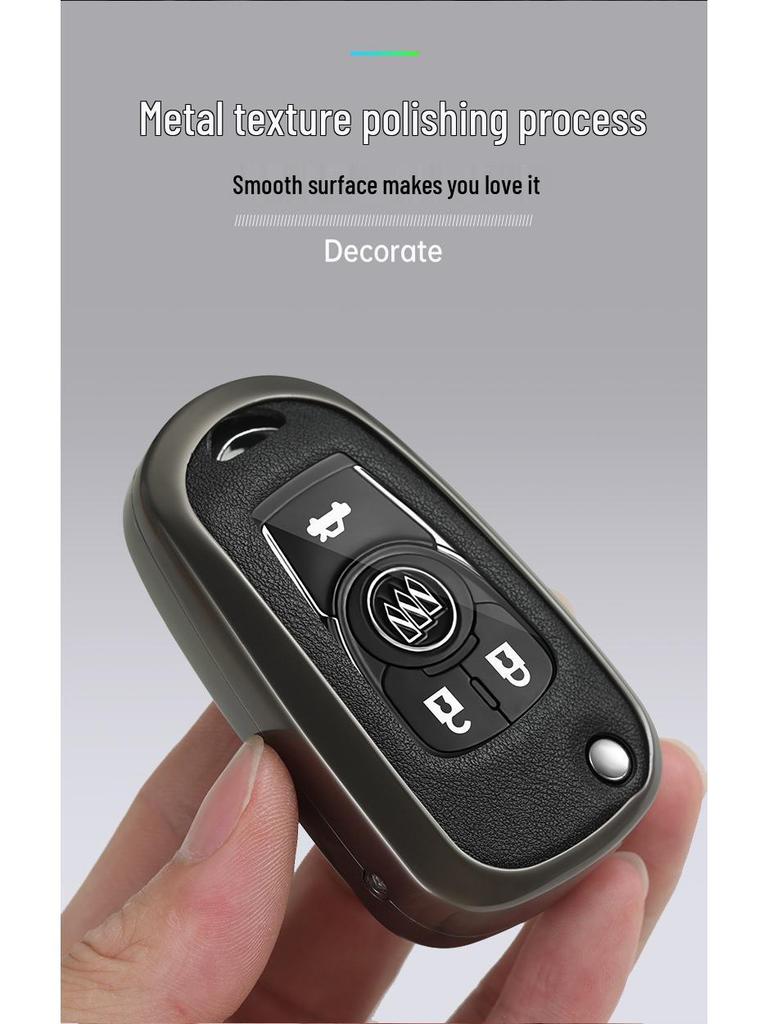 2022 Buick Enclave 652T Pokrowiec na kluczyk - Ochronne metalowe etui dla mężczyzn i kobiet