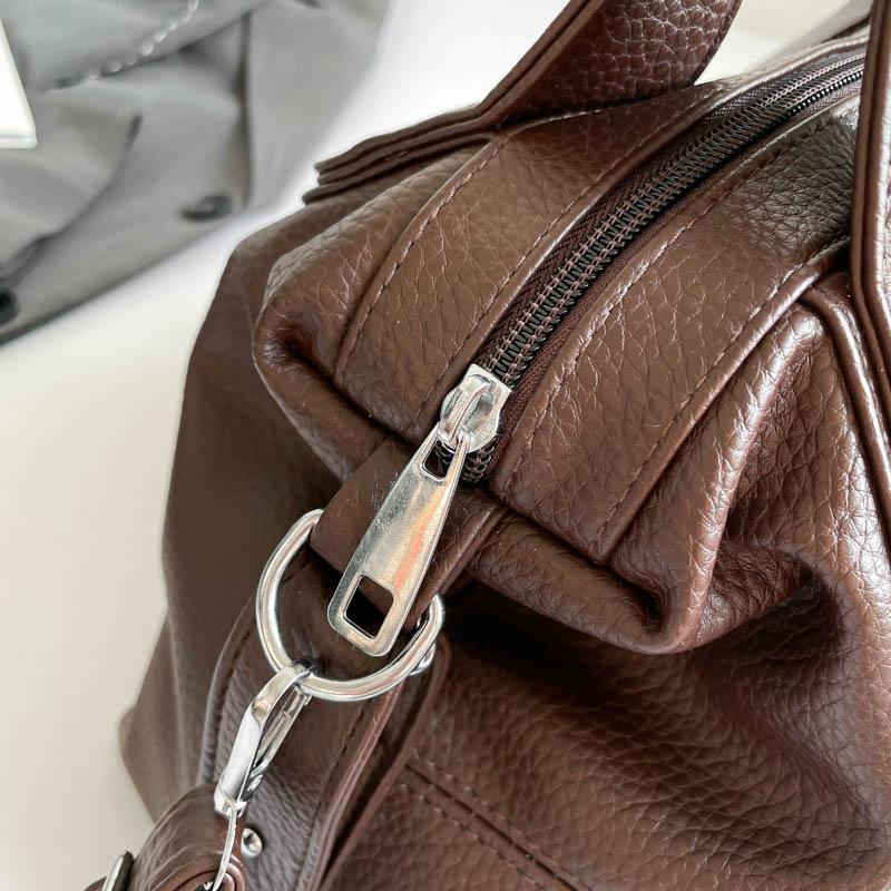 Simple Women's Handbag, Solid Color, Large Capacity Women's Shoulder Bag, Multi Compartment Storage, Suitable for Women's Holiday Gifts