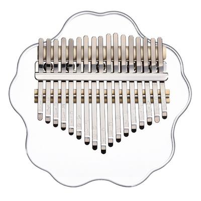 Crystal Thumb Piano 17 Tone Kalimba Acrylic Thumb Piano Finger Pianoforte Musical Instruments