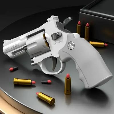 Magnum ZP5 357 Blaster Automat Continuu cu Proiectile Moi, Jucărie cu Proiectile Multiple Sigure, Set de Joacă de Acțiune în Aer Liber pentru Copii și Adulți
