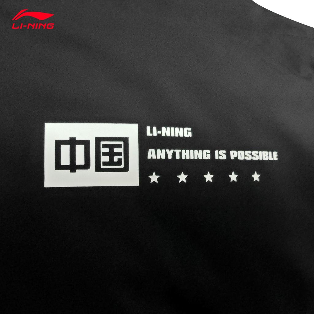 Li Ning National Flag Logo Long Down Jacket Unisex Outerwear AYMV657-A