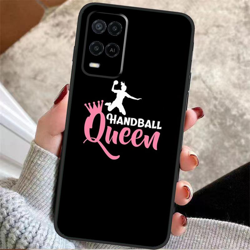 Play Handball Quotes Case For Oppo A38 A74 A94 A54 A18 A58 A78 A98 A80 A60 A40 A96 A76 A16 A15 A17 A57 A77 A5 Pro
