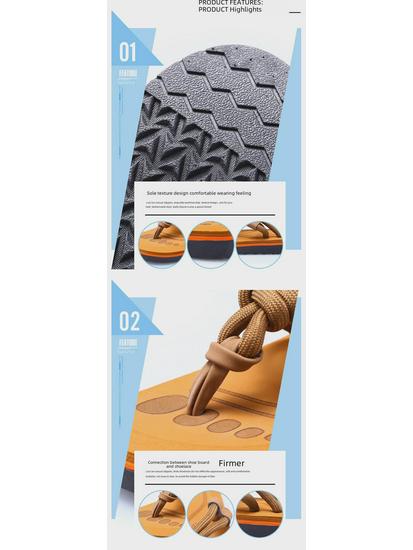 Women's Summer Korean Casual Flip-Flop Beach Slippers for Couples