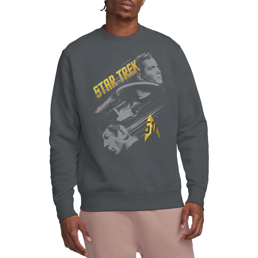 STAR TREK Unisex-Sweatshirt „50 Jahre Frontier“ für Erwachsene