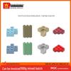 Wange Small Particle Building Blocks: High Right Angle Hole Parts (2357W, 30987W, 30505, 60475W).