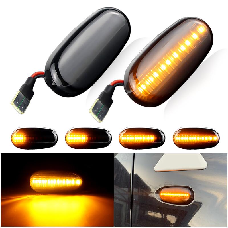 Amber Turn Signal Lamp For Alfa Romeo 147 2000-2004 GT(937) 2003-2010 For FIAT Bravo II LED Side Marker Light Sequential Blinker