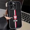 Phone Case for iPhone 17 Air 16E 15 16 Pro Max Poland Flag White Red Cover 14 Plus 13 12 Mini Soft Shell Silicone Fundas