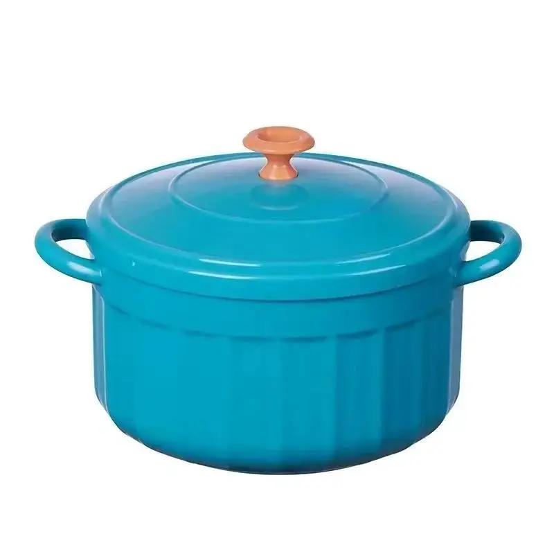 Double Ear Modern Minimalist Bowl With Covered Instant Noodles Student Lunch Box Office Worker Portable Insulated Lunch Boxes