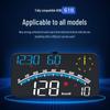 Universal Car HUD with Beidou GPS, Speed Alarm & Mileage Display