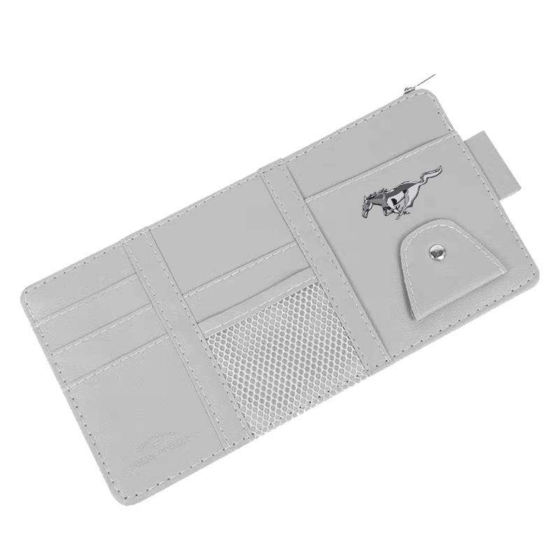 Car Sun Visor Point Type Multi-function Storage Bag Car Accessories For Ford Focus Mondeo Kuga Fiesta MK7 Escort Explorer Edge 2 4 MK2 MK4