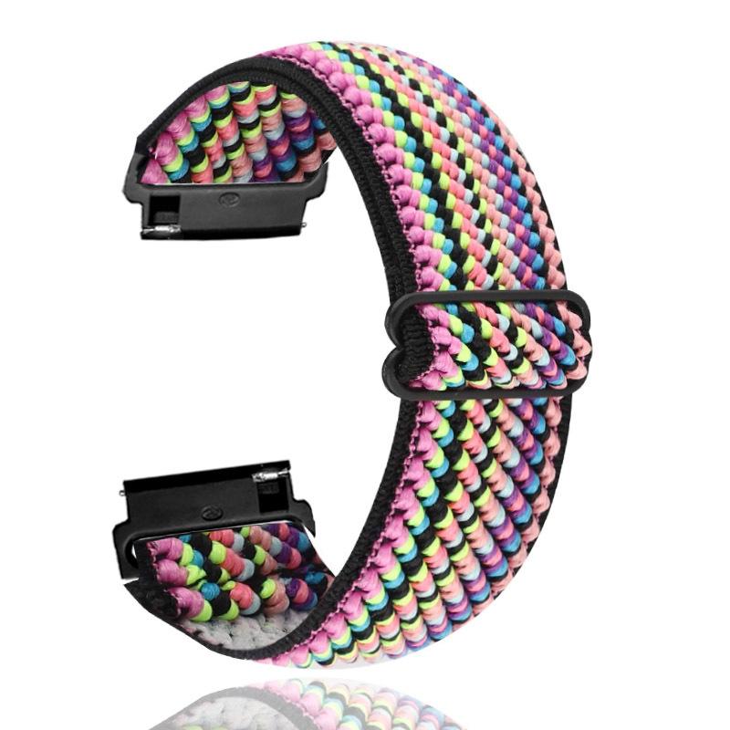 22mm 20mm Nylon loop strap for Samsung Galaxy Watch 7/6/5/4 Huawei Watch GT5/4/3 Adjustable elastic bracelet Amazfit GTR 4 strap