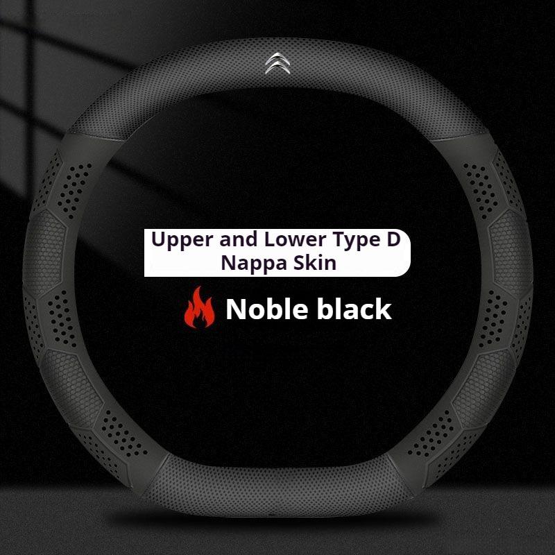 Carbon fiber Car Steering Wheel Cover for Citroen C4X C5X C5Aircross e-Berlingo C4 Cactus 2022 2023 2024 Auto Interior Accessory aoq123