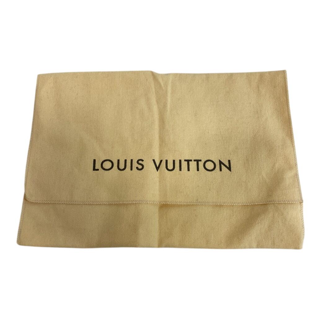 LOUIS VUITTON M74200 Damier wool Echarpe Petit Scarf black wool Used