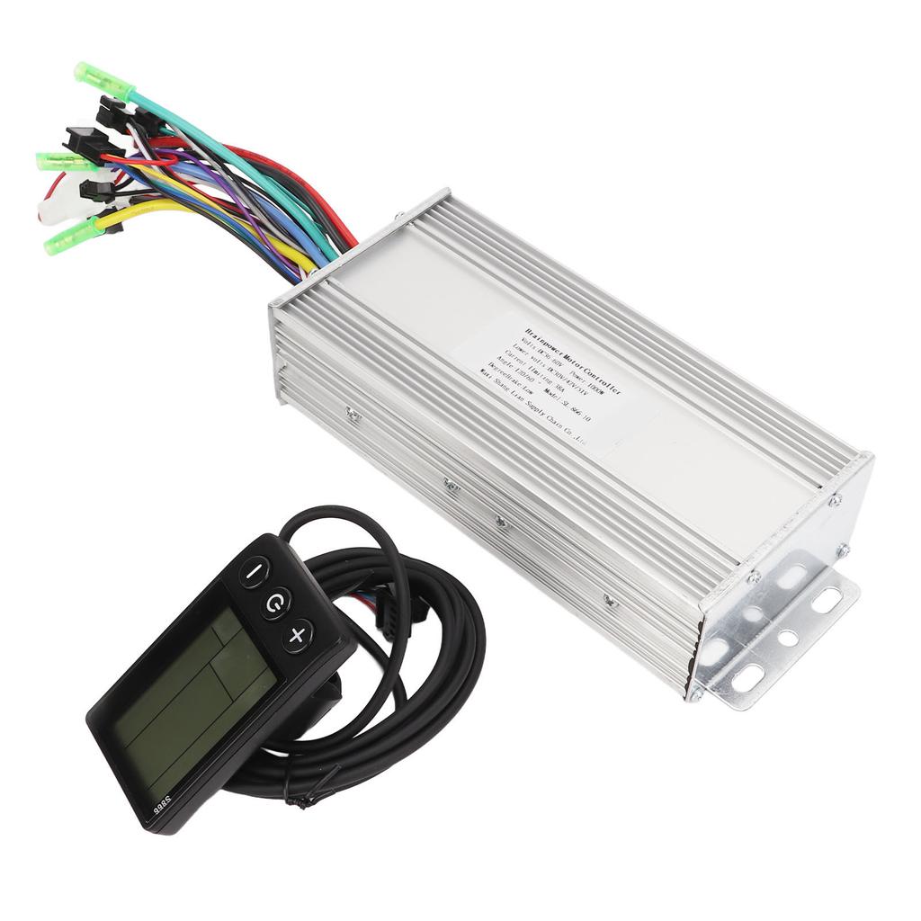 1000W Brushless Motor Intelligent Controller Waterptoof LCD Meter 36‑60V Aluminum Alloy Electric Bike Controller Kit