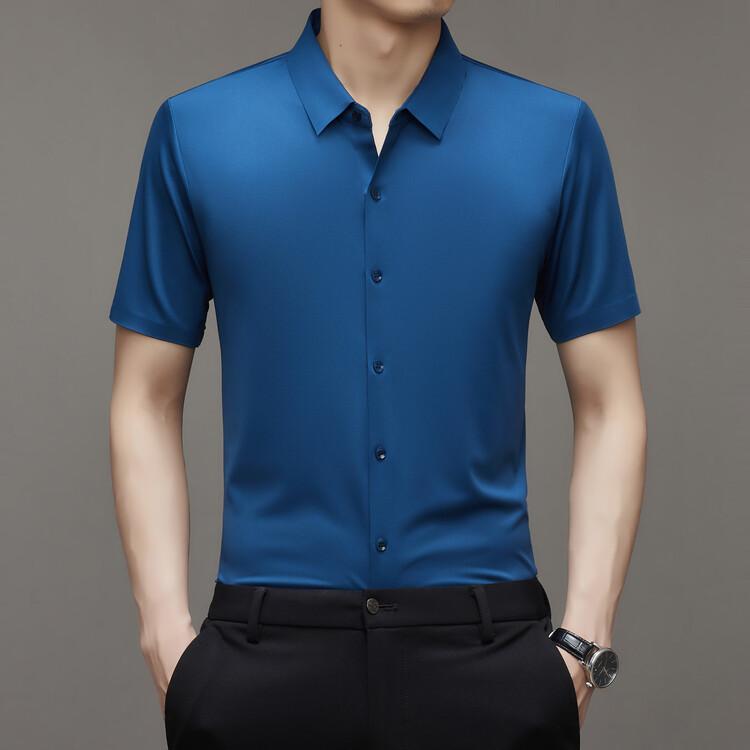 Men's Short Sleeve Shirt Summer Business Casual