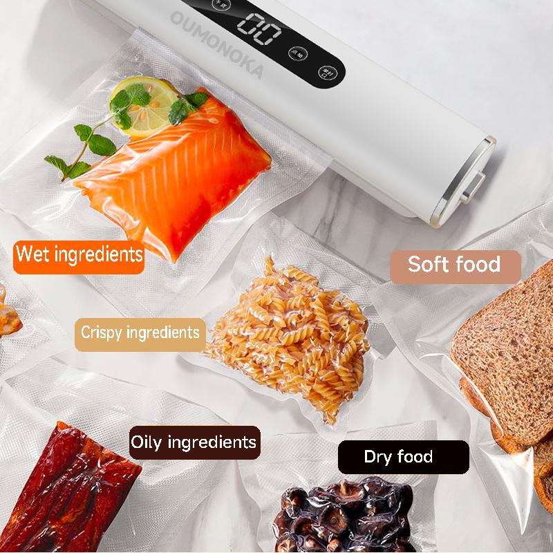 1PC Professional  Vacuum Sealer for Food Vacuumor for Products Kitchen Sealing Machine Cuisine Packaging Plastic Bag Sealant