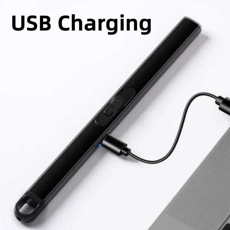 Brichetă electrică cu plasmă cu puls, metal, rezistentă la vânt, fără flacără, cu un singur arc, brichetă de bucătărie în aer liber, pistol de aprindere a aragazului cu gaz