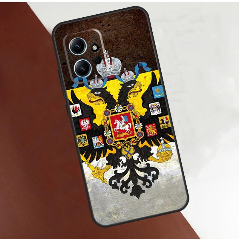 Russian Empire Coat of Arms Case For Xiaomi Redmi Note 12 Pro Plus Note 11 9 10 Pro 12S 11S 10S Redmi 12 9C 10C Cover