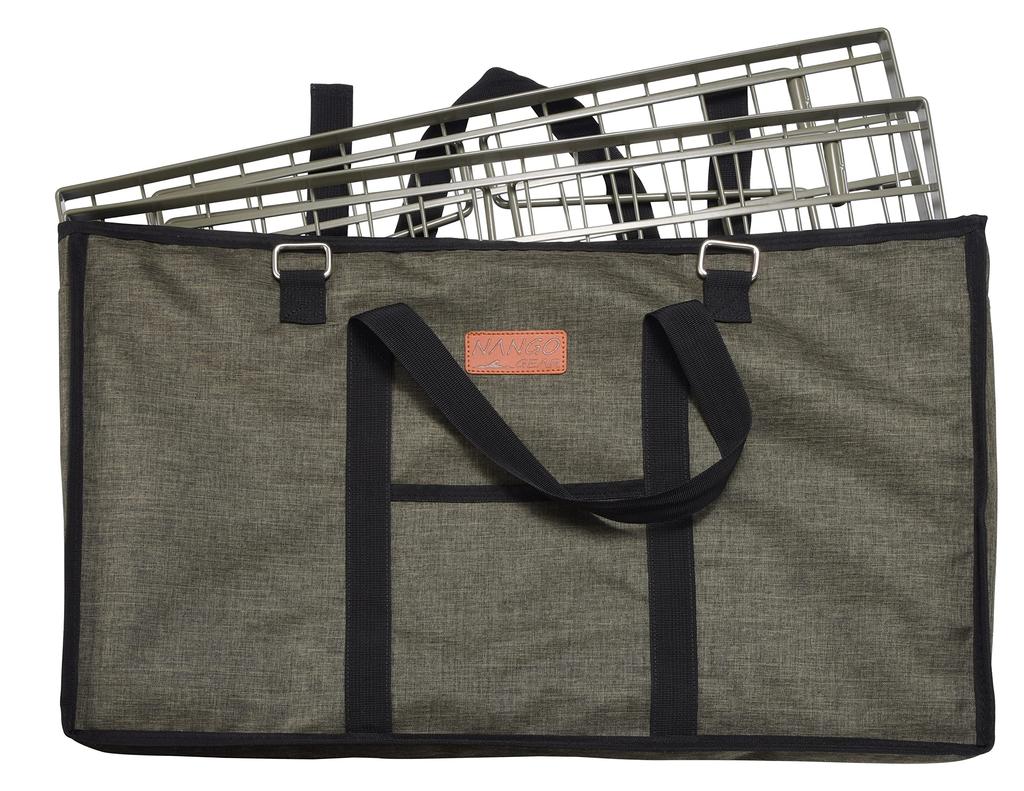 NANGGEAR (Nanko Camp Gear) Tisch Feldregal Aufbewahrungskoffer Grau Grün 18106 (B-230-H)