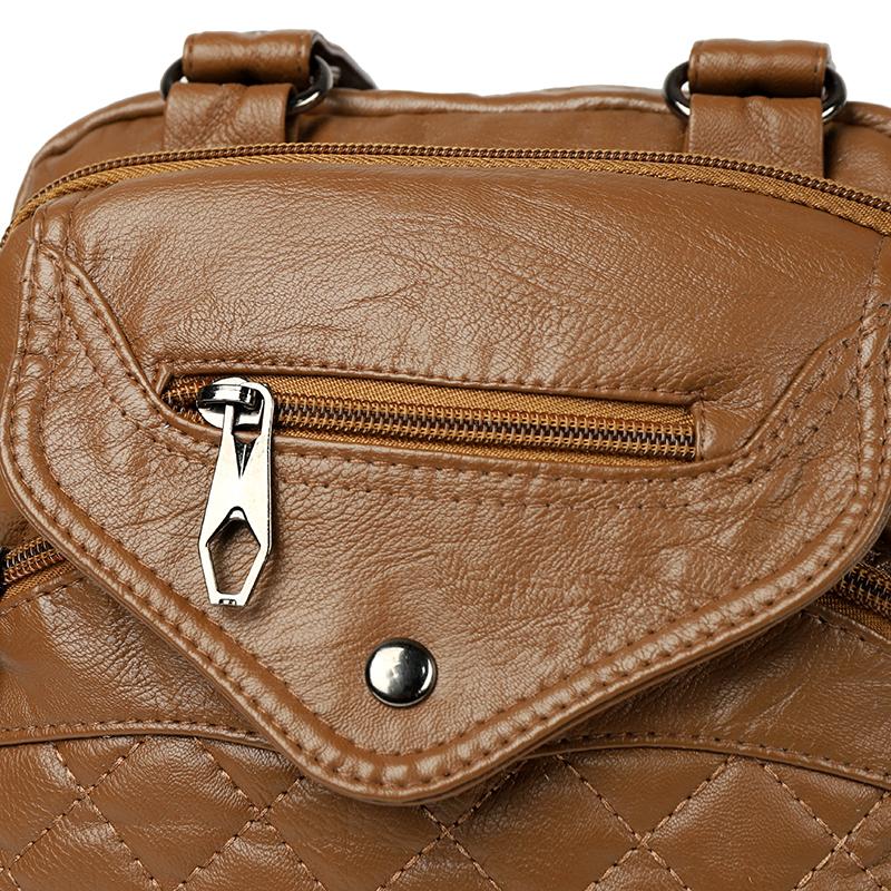 Damenhandtasche Multifunktionaler Nieten-Rucksack