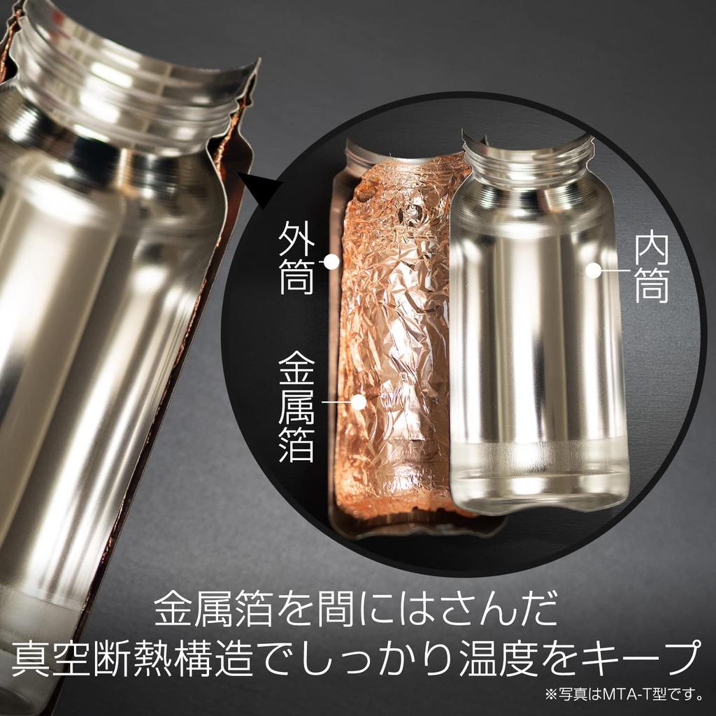 [Integrated Packing/dishwasher Safe] Tiger Thermos Bottle 600ml Screw Mug Stainless Steel Bottle Cold/Heat Insulated Lightweight Smooth Spout Easy To