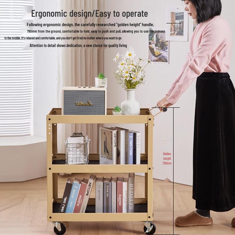 HANDUNYOU 3-Tier Utility Tool Cart