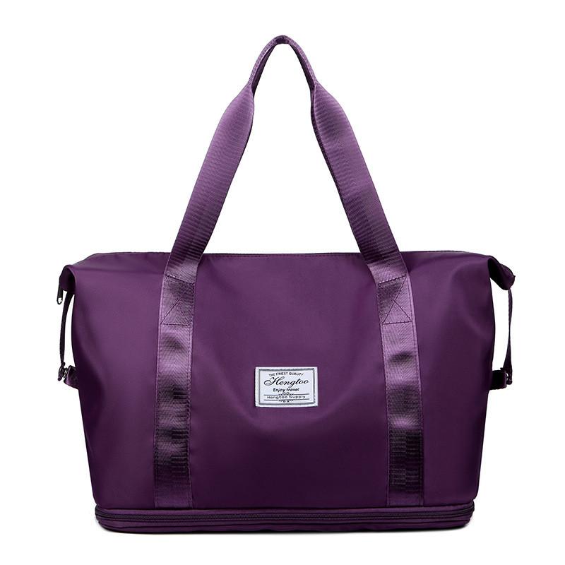Lightweight Nylon Travel Bag With Expandable Storage For Casual Trips