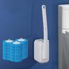 Toilet Brush Accessories Easy Use with Build In Cleaner Gifts Cleaning Tool Wall Mounted for