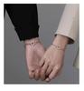 Original Design 925 Sterling Silver Couple Bracelets: Elegant, Niche Style Christmas Gift for Boyfriend