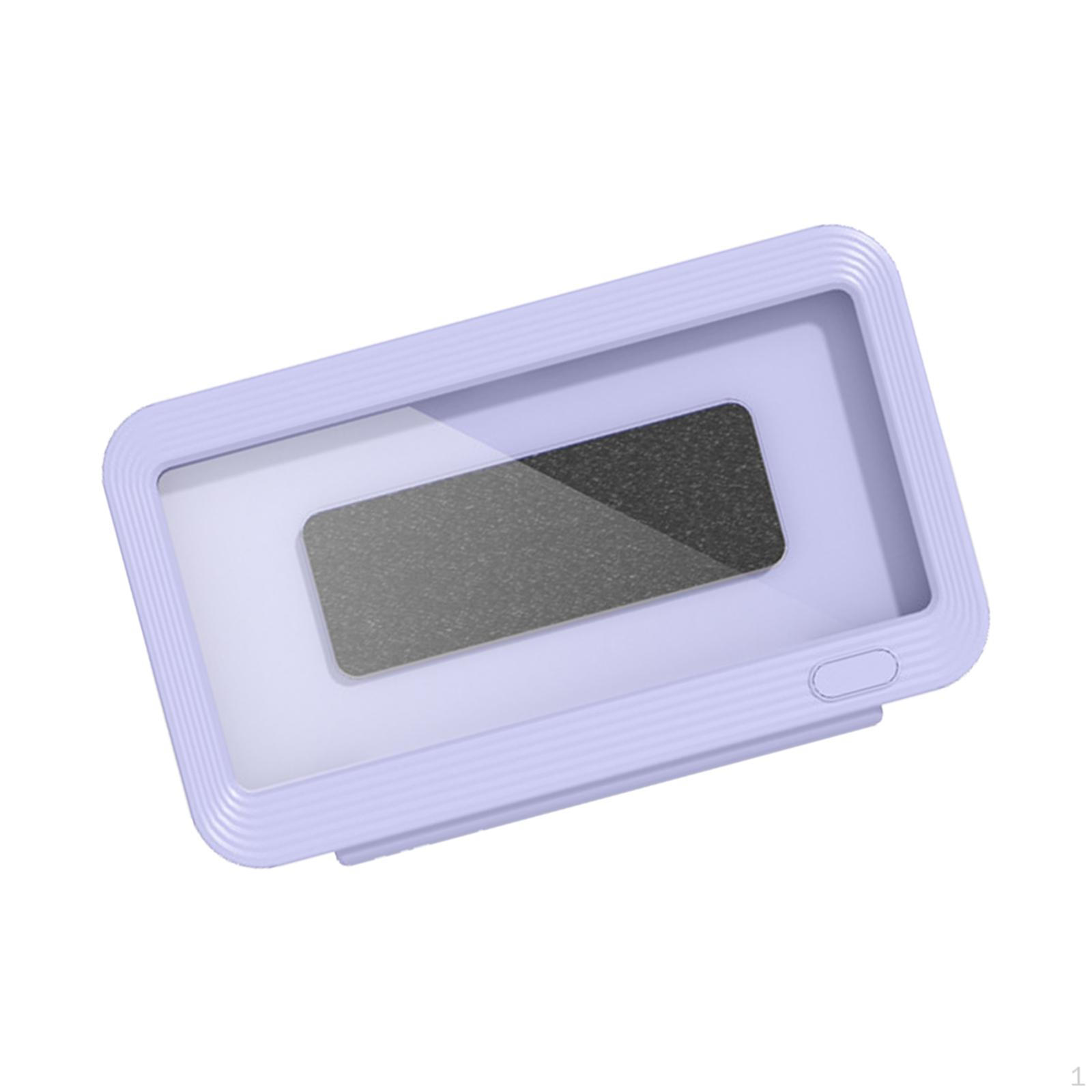 

Bathroom Phone Box Case Holder Compatible Toilet Touchable Screen Waterproof Rack Фіолетовий