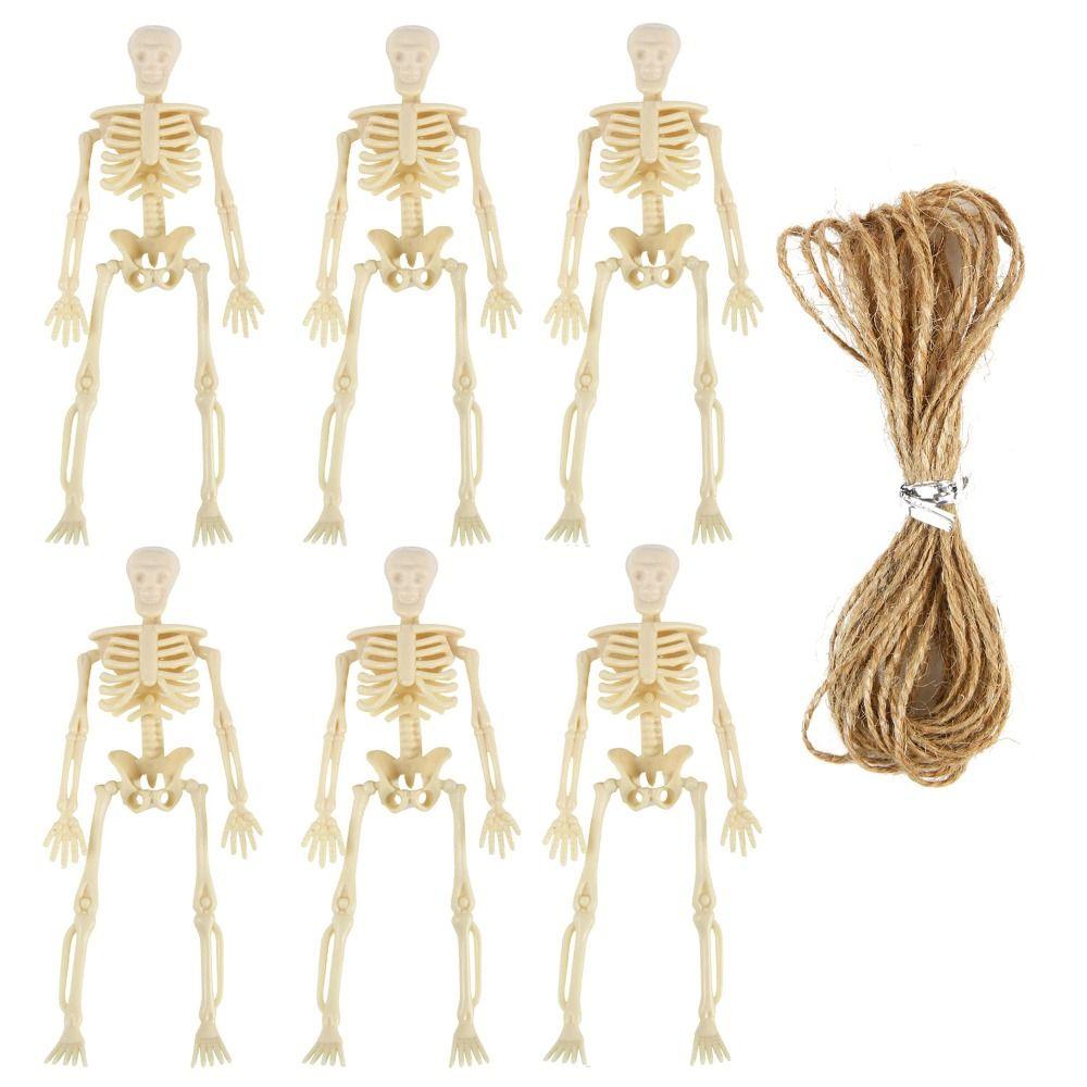 Craft Haunted House Mini Skeleton Figurines Decoration Props Small Skeletons  Outdoor Ornaments