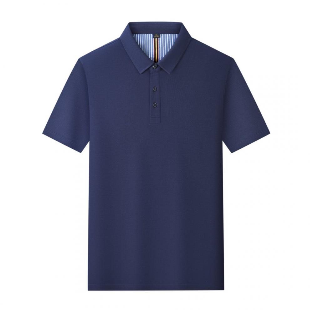 Solid Color T-Shirt Summer Women's and Men's Lapel Short Sleeve YG-258/256