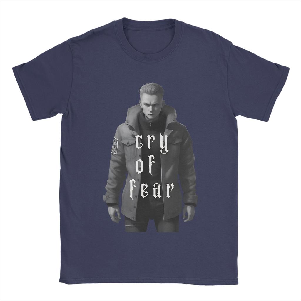 Unisexs Womens Simon Henriksson Cry of Fear T Shirt Pure Cotton Graphic Print Tee Shirts Clothing Outfits