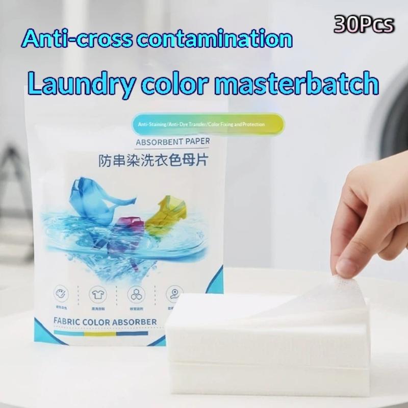 30/50/100Pcs Laundry Color Absorbing Paper Anti Dyeing Color Catcher Sheets For Washing Machine A1