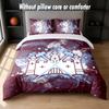 Set Biancheria da Letto West Ham United Football Design 1 Copripiumino + 2 Federe Morbido Traspirante Biancheria da Letto per la Casa