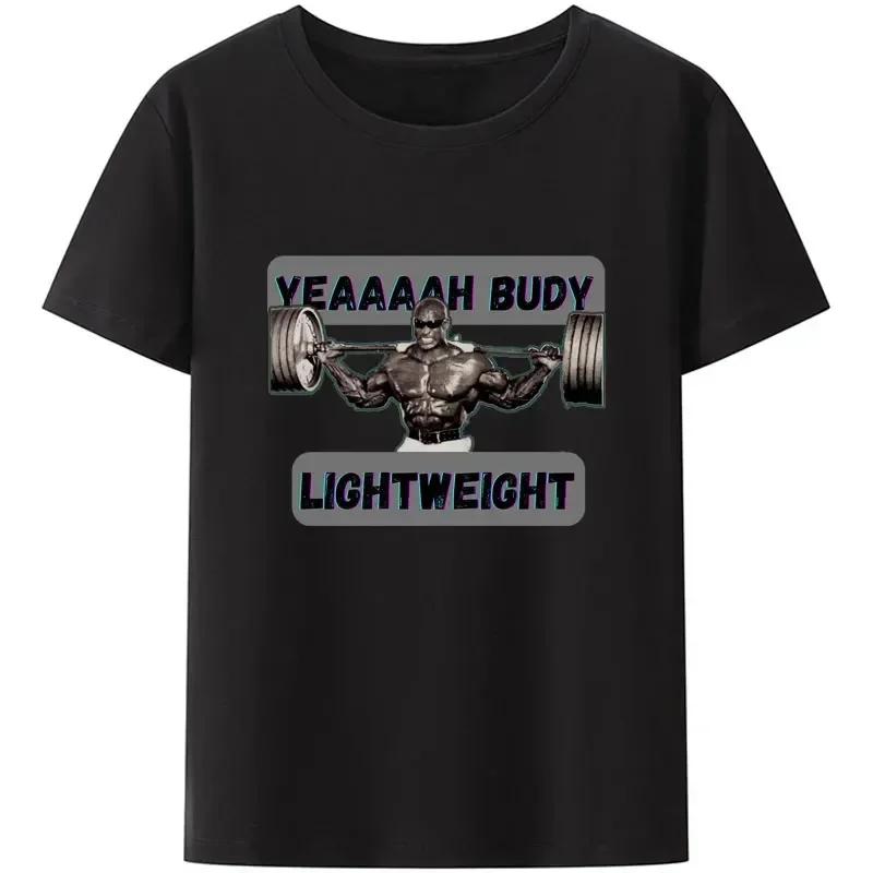 

Одяг для ЗАЛУ Ronnie Coleman Fit Футболка для тренувань для чоловіків Легка Базова Повсякденна Толстовка Новинка Дизайн Смішна S