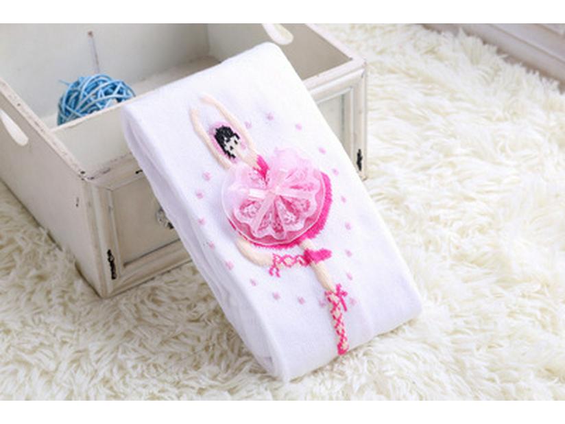 Spring & Autumn Girls' Knitted Ballet Pantyhose - Mesh Cotton Princess Dance Leggings
