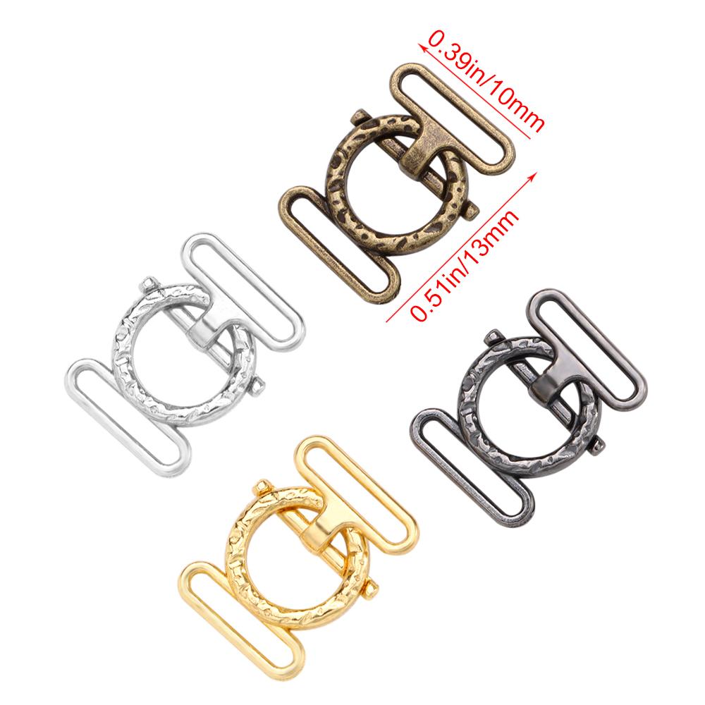 20Pcs Mini Waistband Buckles for Decor Doll Dress/Pants 8mm Metal Belt Buckle Doll Bags Shoes Buckle DIY Crafts Sewing Supplies