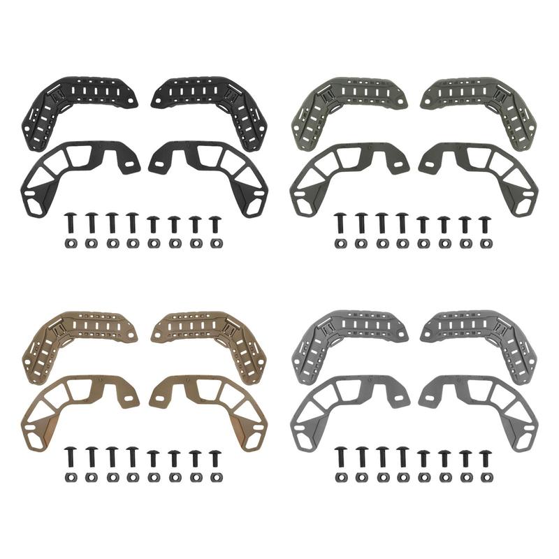 Helmet Rails Nylon 1 Pair with Mounting Screws Helmet Accessories