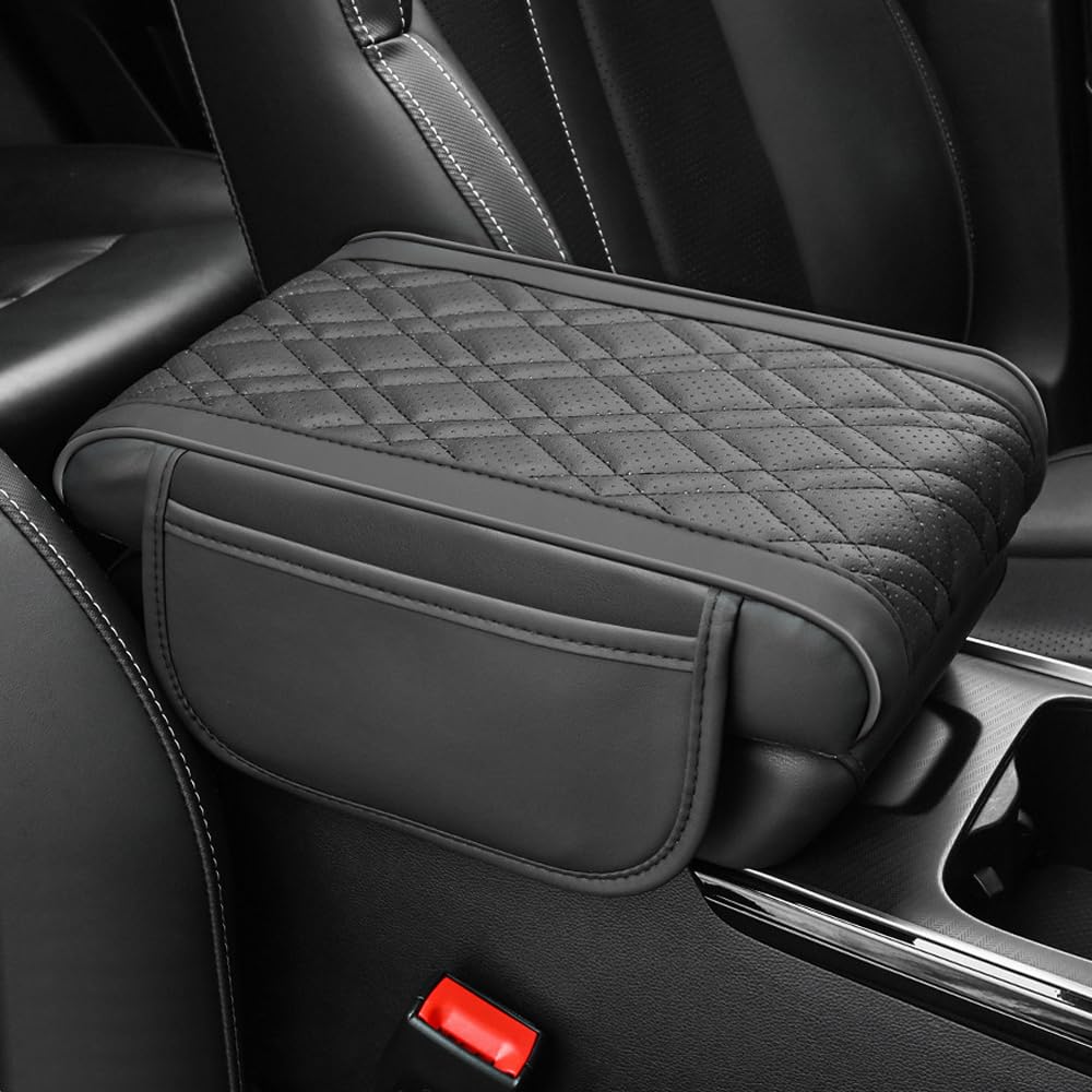 

YFFSFDC Подушка подлокотника автомобиля Защитная крышка подлокотника Параллелограмм Узор Защитная крышка консольного бокса Предотвращение пятен Автотовары Интерьер